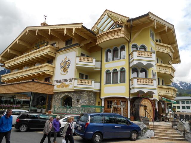 Unser Hotel Thalerhof, wo wir nächtigten.