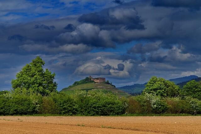 Burg Staufen 2, alles gesehen und fotografiert auf einer Radtour ins Münstertal
