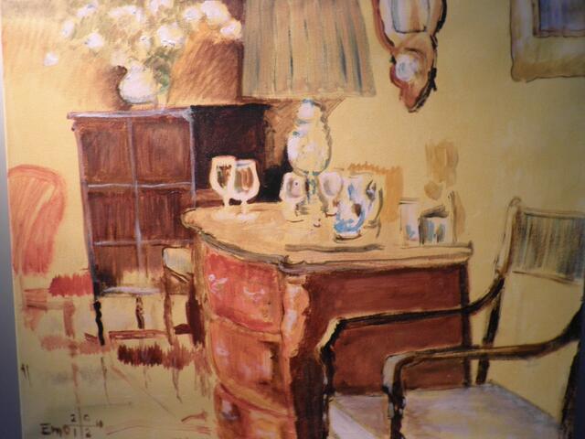 "Im Wohnzimmer" Akryl/Leinwand, 80x100 cm