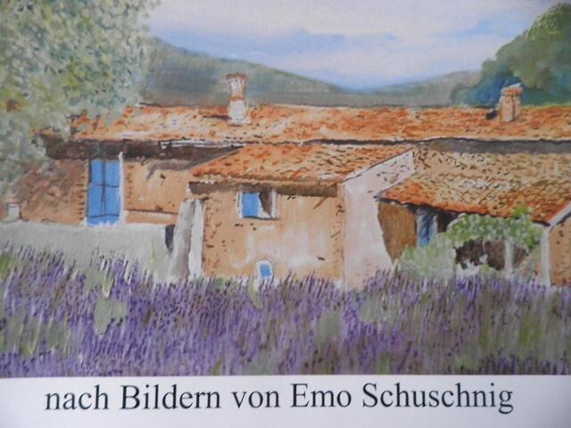"Das Elterhaus in der Provence" Akryl/Leinwand, 80x100