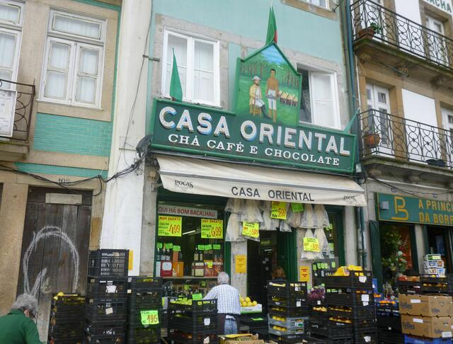 Casa Oriental in Porto, sehr bekannt.