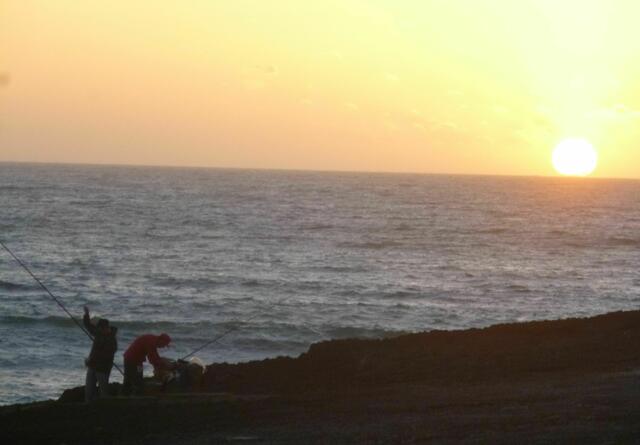 Sonnenuntergang in Ericeira, nördlich von Lissabon.