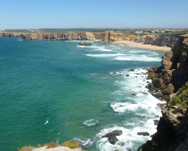 Algarve: Wilde Atlantik-Küste.