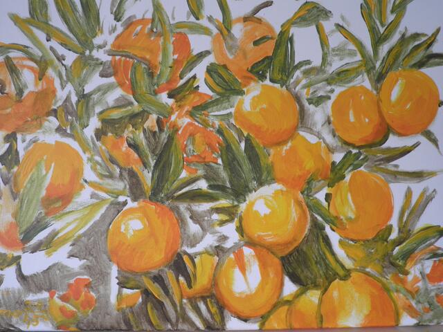 "Oranje" Akryl/Leinwand, 50x70 cm