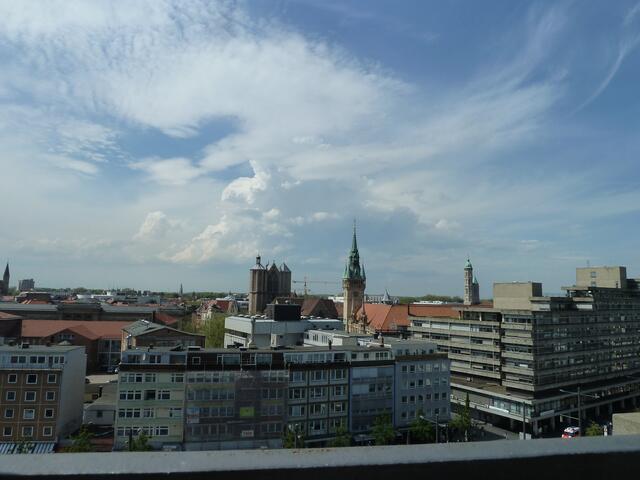 Blick über die Stadt.