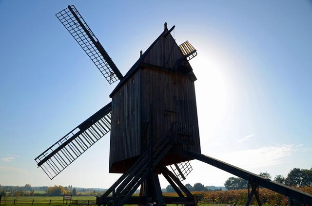 Mühle in Oktobersonne_Wettmar