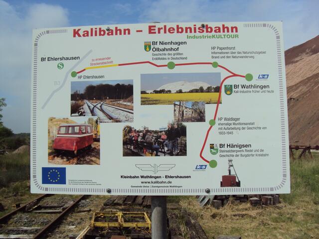 Die Streckenführung der Kalibahn.