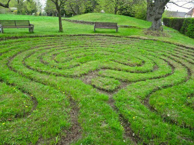 das Rasenlabyrinth von Steigra