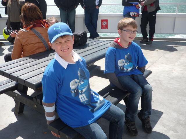 Zwei neue London-Fans! Marlon und Cedrik
