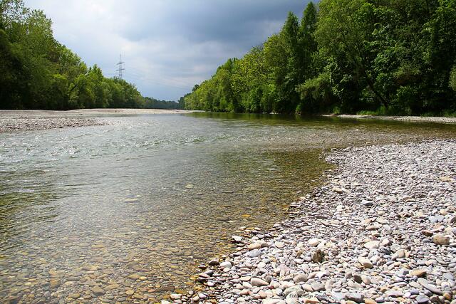 tolle Stimmung unten am Lech