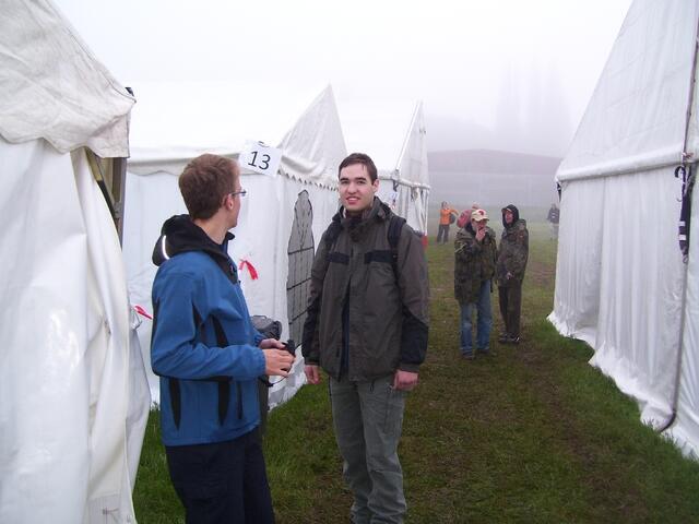 Die Unterkunft erfolgte in Zelten.