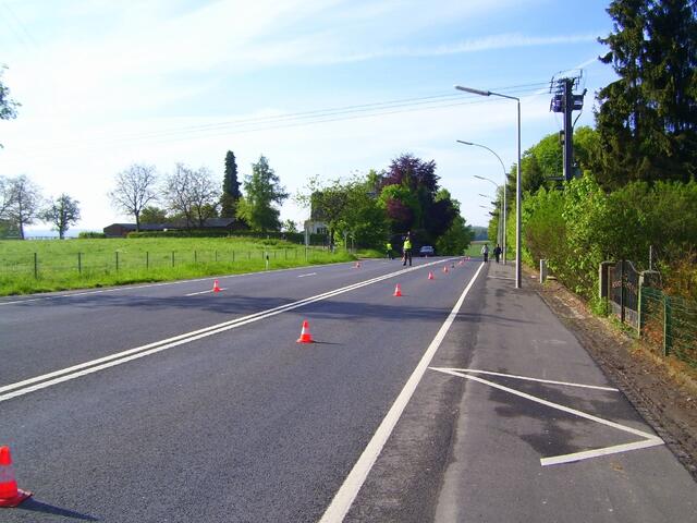 Die Armee sperrte für uns die Straßen ab.