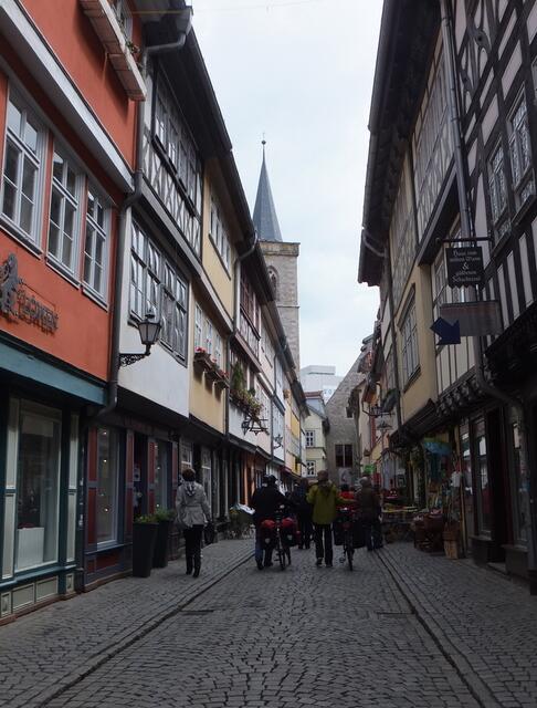 Die Ladenzeile auf der Krämerbrücke