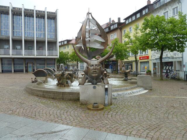 Brunnen in Friedrichshafen.