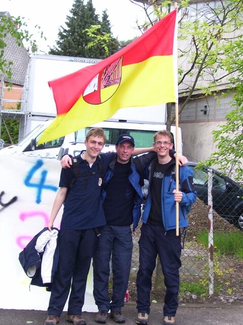Lennart Fieguth, Heiko Schottmann und Sebastian Hillert haben die 40km erfolgreich absolviert.