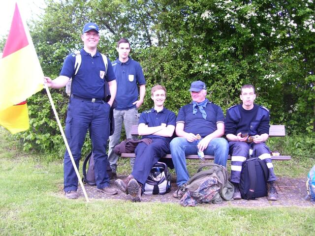 Pause auf dem Gipfel