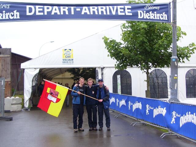 Die letzten 20 km haben sie in gut drei Stunden bewältigt.