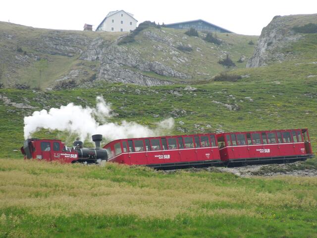 Die Schafbergbahn im Einsatz