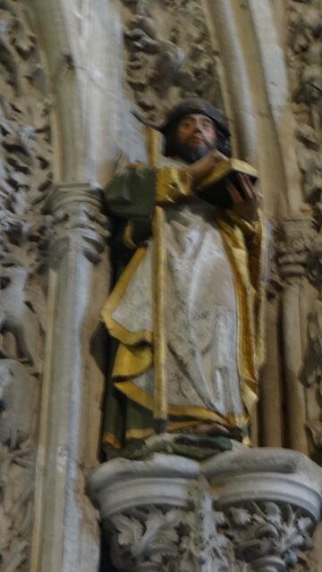 St. Jacobus in der Kathedrale von Salamanca