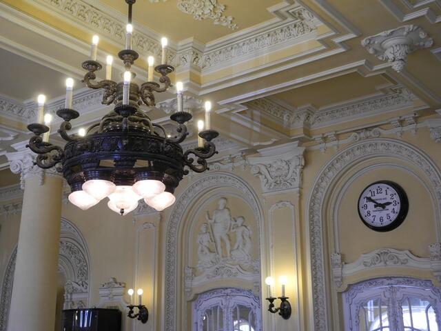 Im Haupteingangsgebäude des Széchenyi Thermalbades