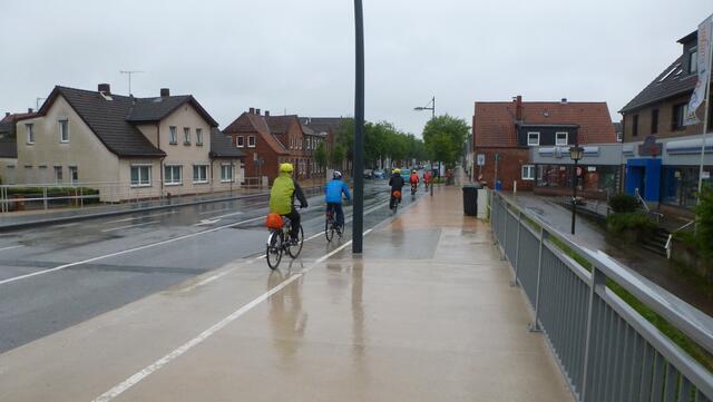 Rückfahrt im Dauerregen