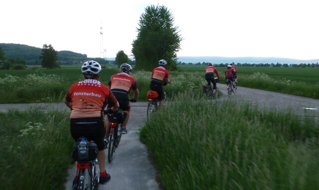 Dienstag schon wieder on the road