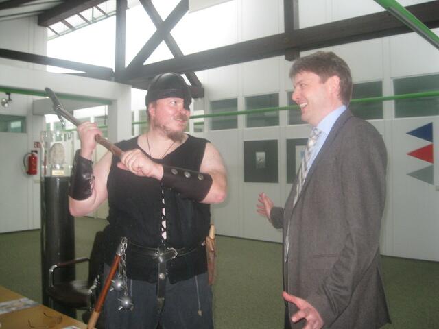 Besuch beim Bürgermeister