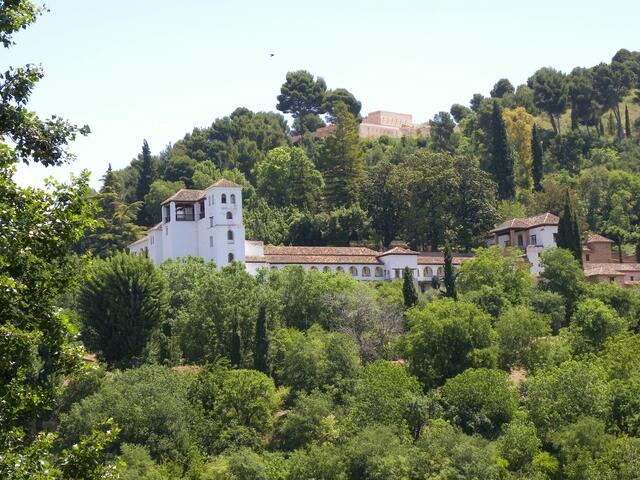 Der Generalife, Ein Gebäude außerhalb der Festungsmauern, umgeben von einer riesigen, einzigartig schönen Gartenanlage.