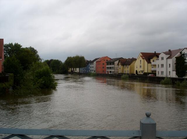 Die Wörnitz - noch hat sie ca. 1 m Platz nach oben!