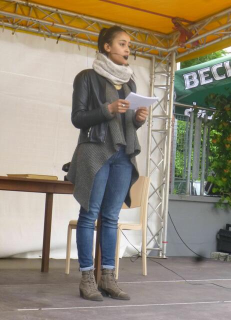 Moderatorin Mariella Bause