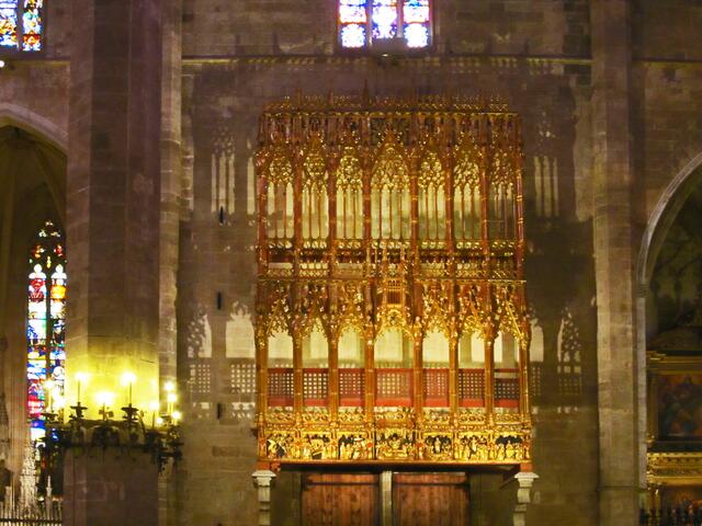 27.03.2012 Palma de Mallorca - Spanien.                           Cathedral de Palma de Mallorca.