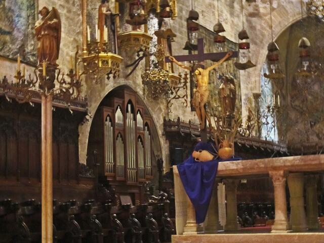 27.03.2012 Palma de Mallorca - Spanien.                           Cathedral de Palma de Mallorca.