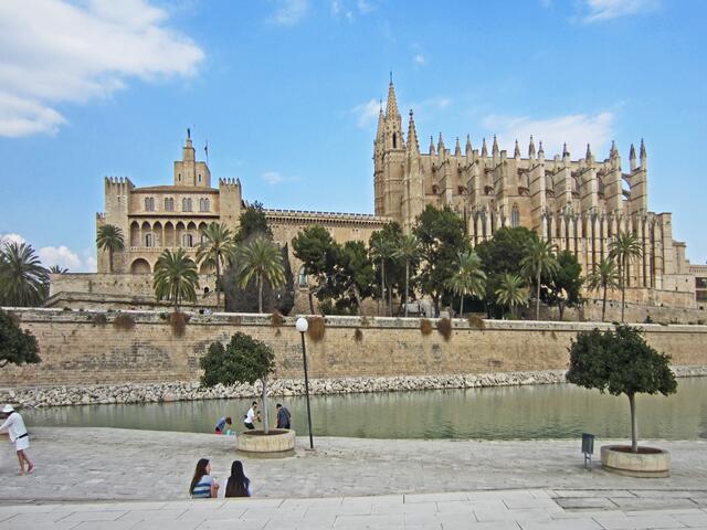 27.03.2012 Palma de Mallorca - Spanien.                           Cathedral de Palma de Mallorca.