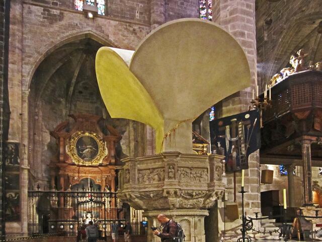 27.03.2012 Palma de Mallorca - Spanien.                           Cathedral de Palma de Mallorca.