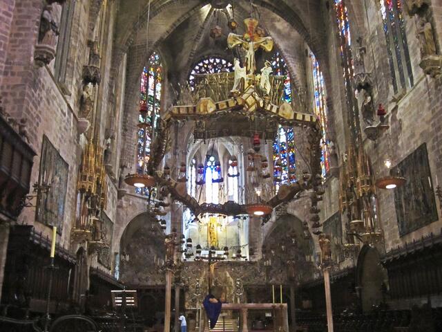 27.03.2012 Palma de Mallorca - Spanien.                           Cathedral de Palma de Mallorca.