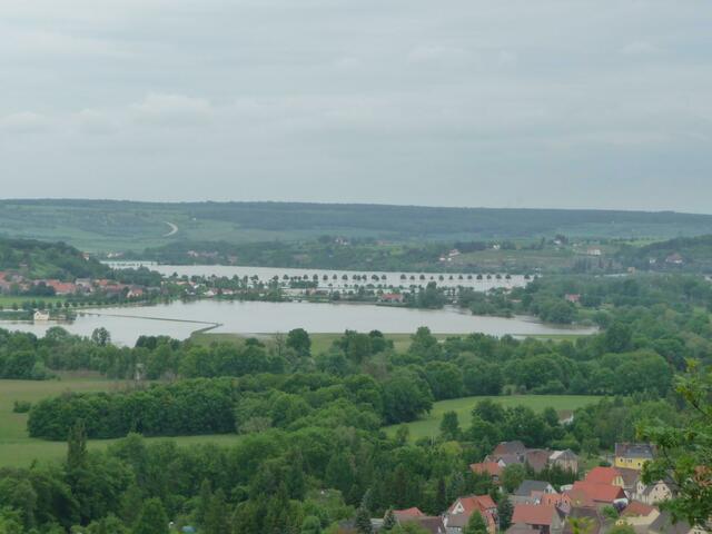 Blick vom "Bismarckturm" zum Unstruttal.