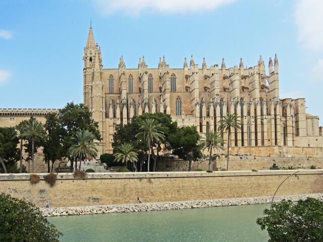 27.03.2012 Palma de Mallorca - Spanien.                           Cathedral de Palma de Mallorca.
