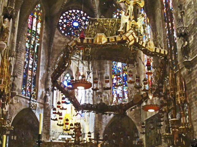27.03.2012 Palma de Mallorca - Spanien.                           Cathedral de Palma de Mallorca.