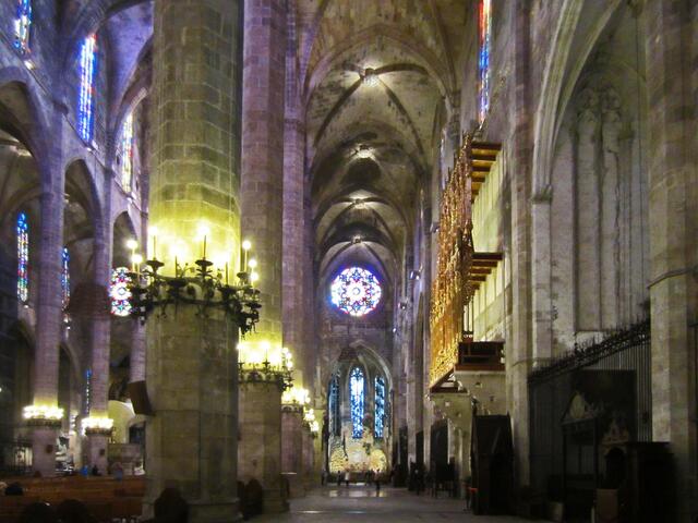 27.03.2012 Palma de Mallorca - Spanien.                           Cathedral de Palma de Mallorca.