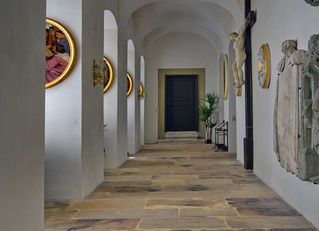 Ausstellungsgang im Dom