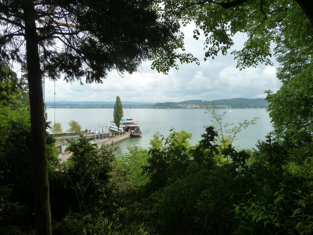 Ein Blick zu unserer Anlegestelle.