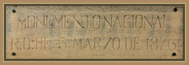 27.03.2012 Palma de Mallorca - Spanien. 
Stadt Palma.                                                                          Monumento National R. O. DE 3 Marzo de 1876.