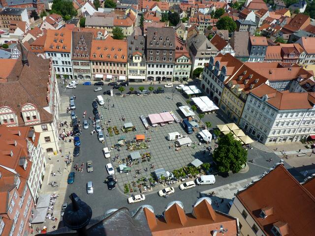 Der Naumburger Marktplatz