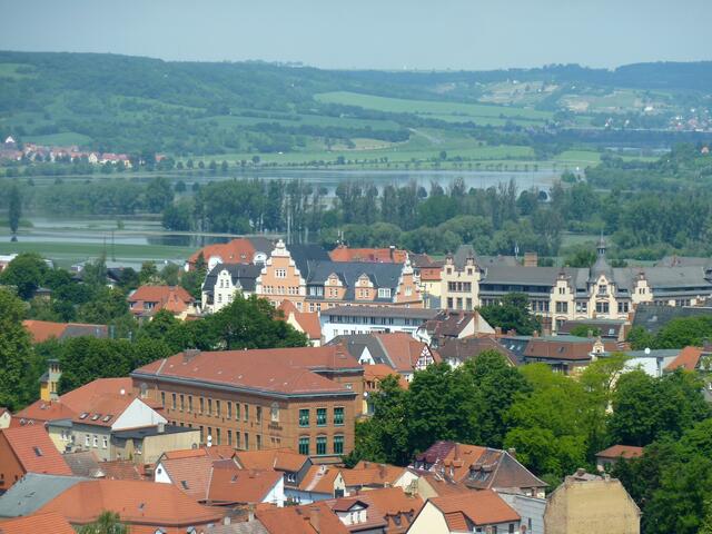Blick in die Saalelandschaft