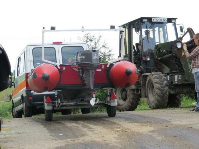 Rückwärts über den Deich