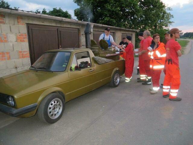 zum Schluss gibt es etwas warmes aus der Golfsuppenküche