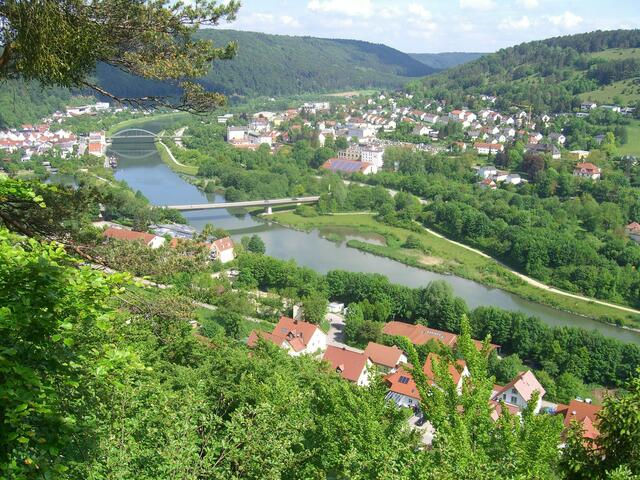 Blick auf Riedenburg