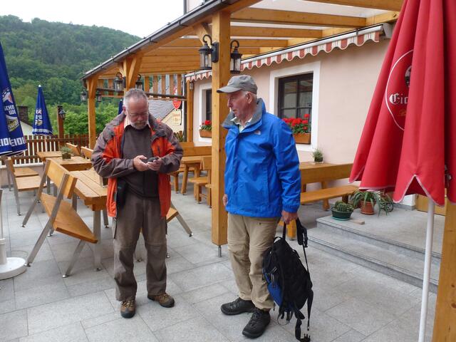 Das Navi wird vorbereitet