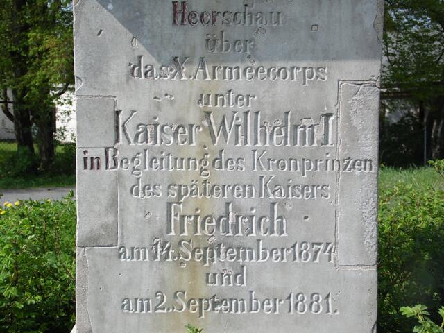 Die Hannoveraner waren nicht besonders gut auf den Kaiser zu sprechen, hatte sich doch Preußen 1866 durch Krieg, was damals noch als legitim galt, das Königreich Hannover einverleibt.
