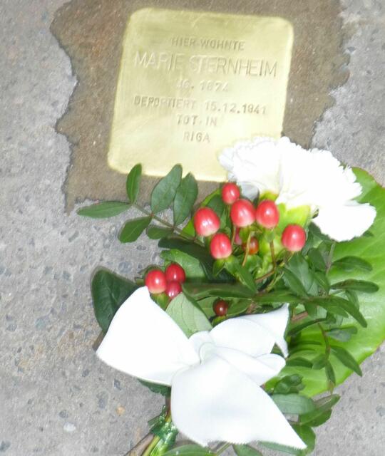 Stolperstein für Marie Sternheim.
